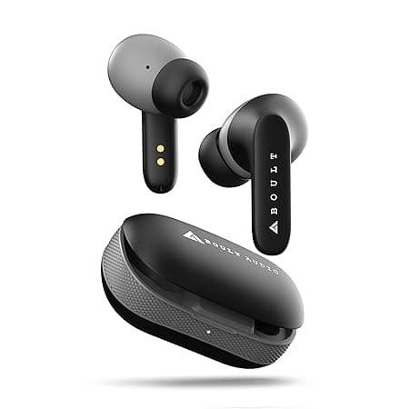 Boult Audio Z20 Truly Wireless Bluetooth Ear buds with 51 Hours Playtime, Zen™ Clear Calling ENC Mic, Made in India, Low Latency Gaming, Rich Bass Drivers, IPX5, TWS earbuds bluetooth wireless (Black)